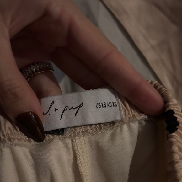 Petal & Pup Black and Cream Patterned Pants - Picture 5 of 5